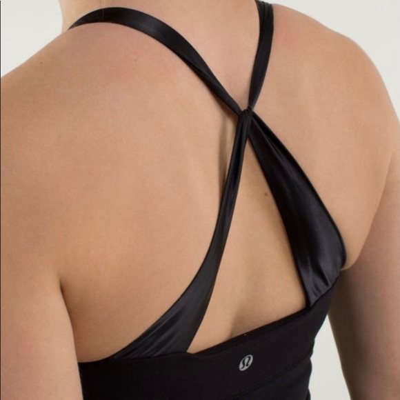lululemon practice daily tank. size 4. black. - Picture 3 of 4
